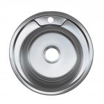 Мойка кухонная Platinum 490_0,8 mm (сатин)